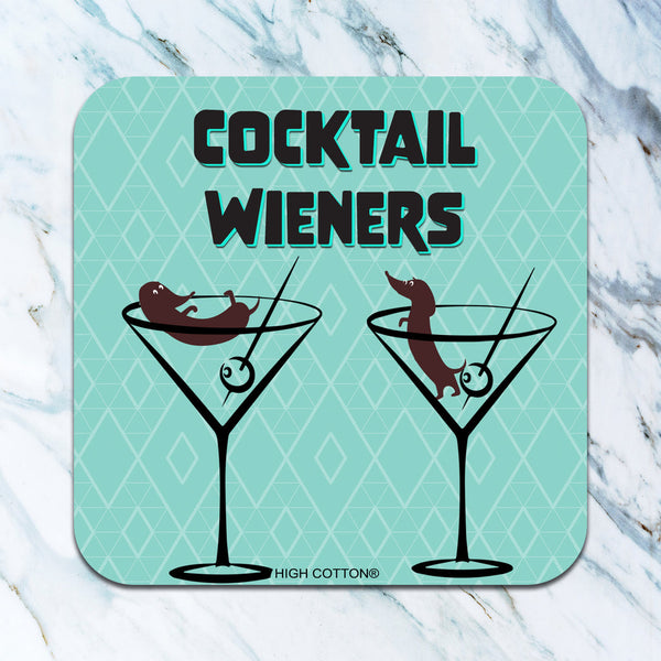 Posavasos altos de algodón