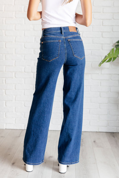 Hazel High Rise Vintage Wide Leg Judy Blue Jeans - ONLINE EXCLUSIVE!