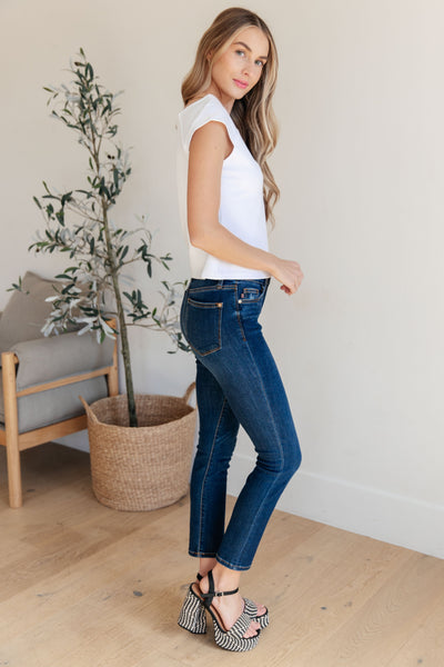 Aquí estoy por primera vez Top en blanco