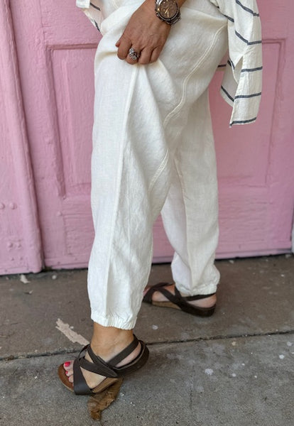 62306 Edie Relaxed Linen Pants by Ever Sassy - Dolcezza