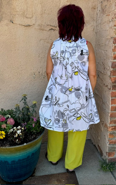 62650 LaDonna Button Down Tunic/Dress by Ever Sassy - Dolcezza