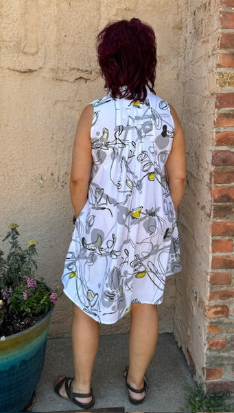 62650 LaDonna Button Down Tunic/Dress by Ever Sassy - Dolcezza