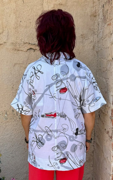 62651 Aliesha Button Down Top by Ever Sassy - Dolcezza