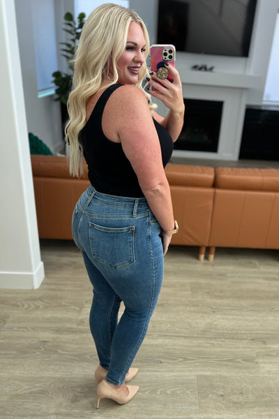 Vaqueros ajustados térmicos de tiro alto Bryant Judy Blue - ¡EXCLUSIVO ONLINE!