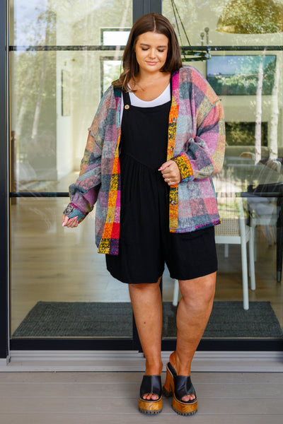 Pantalones cortos de mezcla de lino "I Want You Back" en negro