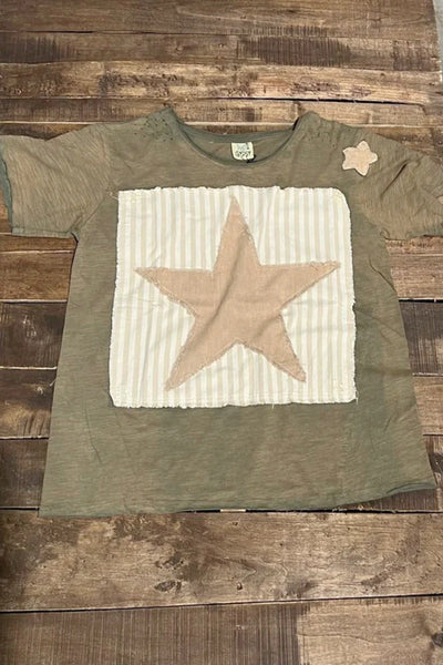 Camiseta deshilachada Sheila Star de Jaded Gypsy