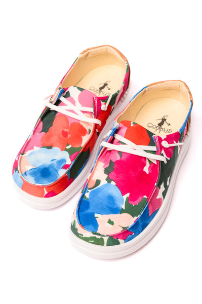 Zapatos Kayak 2 con diseño floral