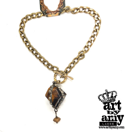 Amia Heart Necklace by Art by Amy