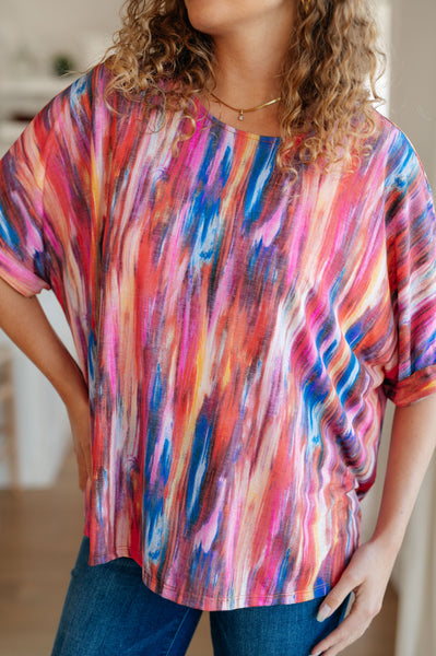 Top de novio My Bae en caleidoscopio rosa