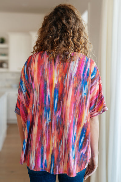 Top de novio My Bae en caleidoscopio rosa