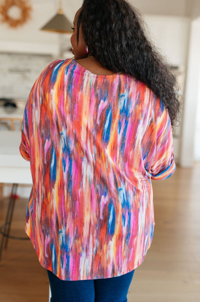 Top de novio My Bae en caleidoscopio rosa