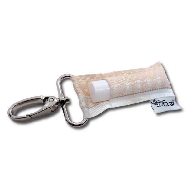 Neutral Lace LippyClip® Lip Balm Holder
