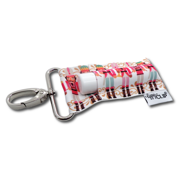Nutcracker LippyClip KISS for larger lip balms, essential oil rollers, etc.