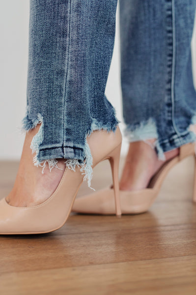 O'Hara Mid-Rise Destroyed Straight Judy Blue Jeans - ONLINE EXCLUSIVE!