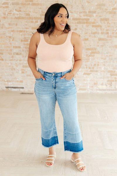 Olivia High Rise Wide Leg Crop Judy Blue Jeans - ONLINE EXCLUSIVE!
