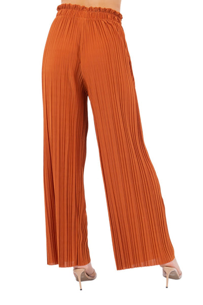 Myra Tie Front Pleated Pant