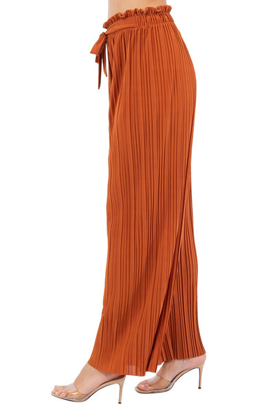 Myra Tie Front Pleated Pant