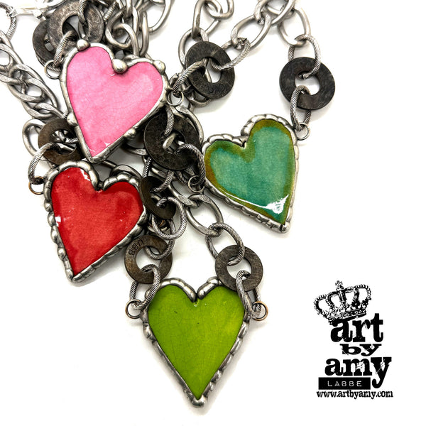 Amia Heart Necklace by Art by Amy