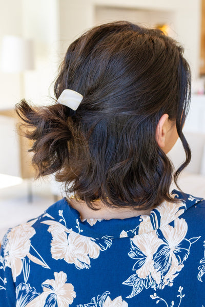 Coletero elástico rectangular color marfil