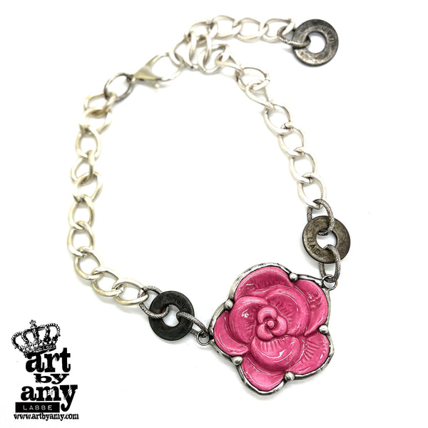 Charlize Rosey Posey Necklace by Art by Amy