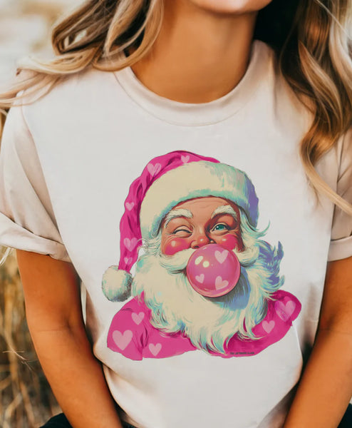 Nik Bubblegum Santa Top - Multiple Options!