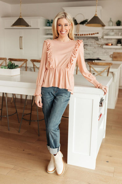 Sweet Confession Top In Blush - ONLINE EXCLUSIVE!