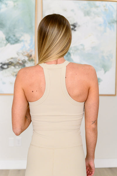 Top corto Sweet Thang en color concha