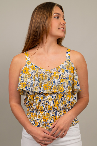 Victoria Chiffon Popover Top