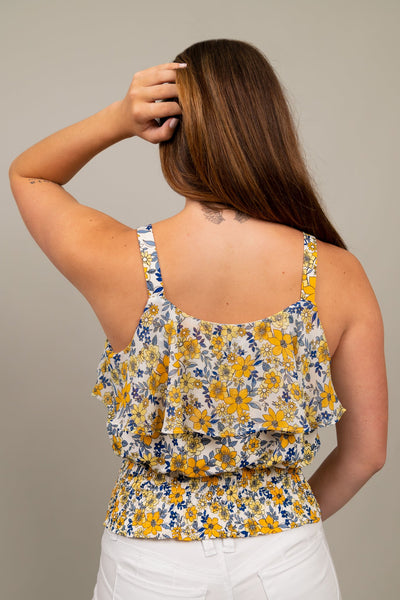 Victoria Chiffon Popover Top