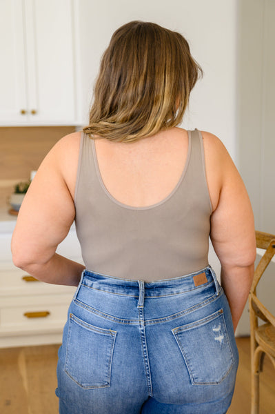 The Basics Bodysuit In Light Mocha - ONLINE EXCLUSIVE!