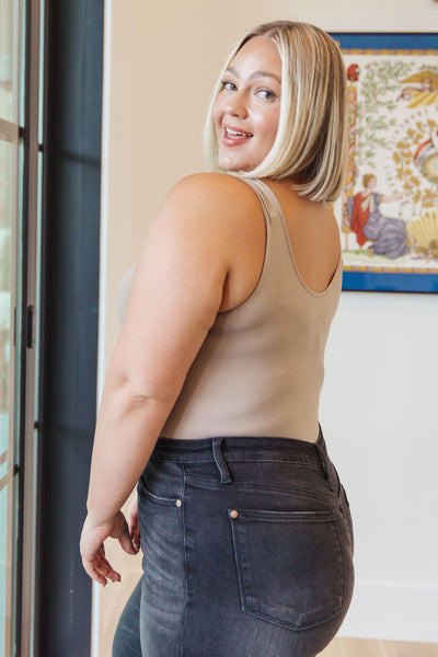 The Basics Bodysuit In Light Mocha - ONLINE EXCLUSIVE!