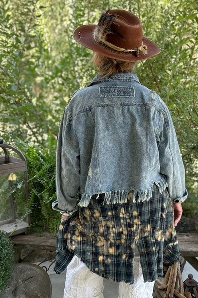 Danice On My Way Vintage Denim Jacket by Jaded Gypsy