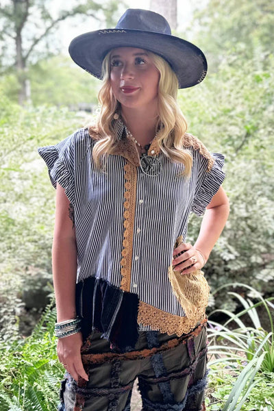 Top de rayas Gillian Love Letters de Jaded Gypsy