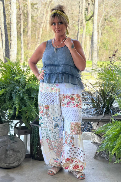 Betsy Patchwork Sunrise Pants by Jaded Gypsy