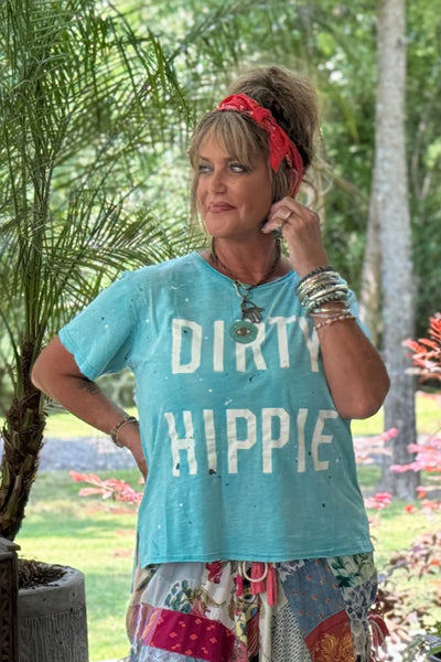 Nicke Dirty Hippie T-Shirt Top by Jaded Gypsy - Multiple Colors!