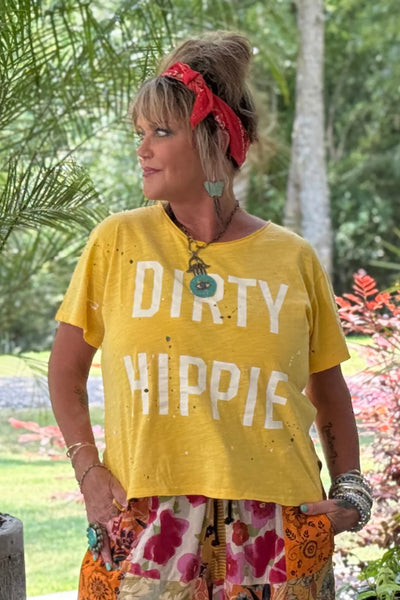 Nicke Dirty Hippie T-Shirt Top by Jaded Gypsy - Multiple Colors!