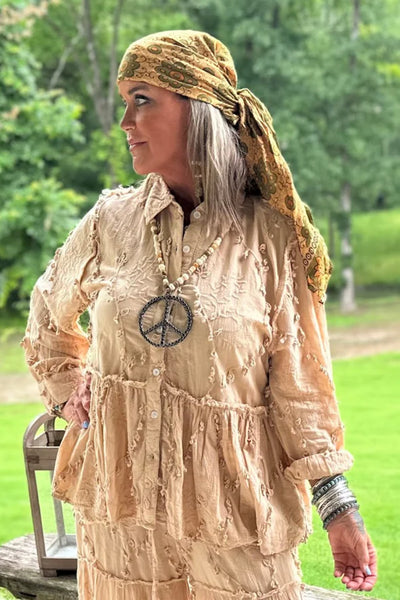 Blusa Collette Royal Garden de Jaded Gypsy