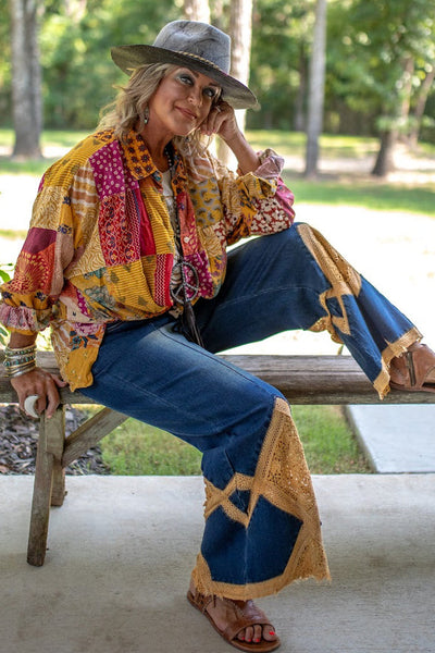 Adelaide Patchwork Dreams Top by Jaded Gypsy