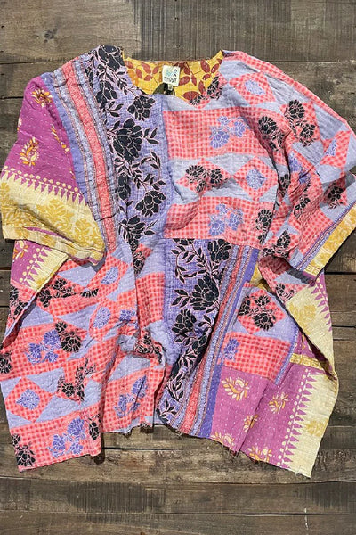 Poncho Everdeen Kantha Sunrise de Jaded Gypsy