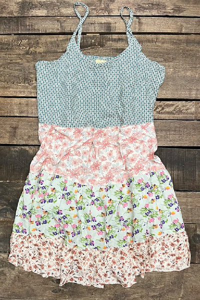 Annabelle Patchwork Dreams Tank Dress by Jaded Gypsy