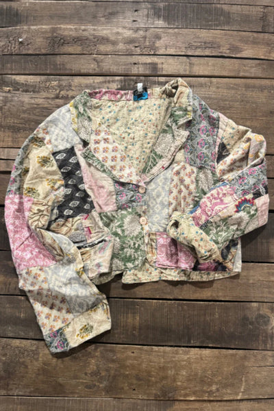 Hollyn Midnight Garden Crop Jacket by Jaded Gypsy