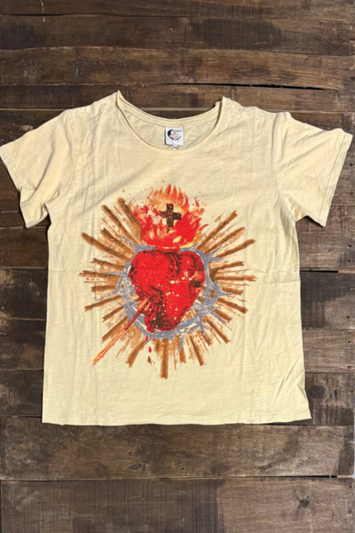 Magdalena Sacred Heart Moon Dance T-Shirt by Jaded Gypsy