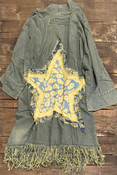 Katana Sundown Denim Duster by Jaded Gypsy