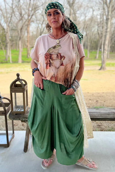Maisy Olive Out and About Pants by Jaded Gypsy