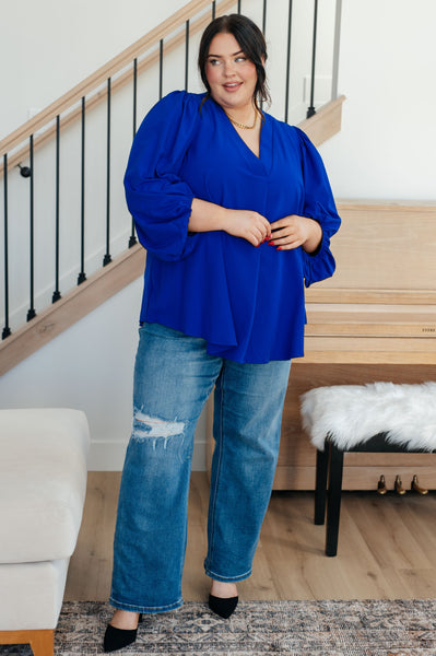 Blusa con mangas globo ¿Qué dices?