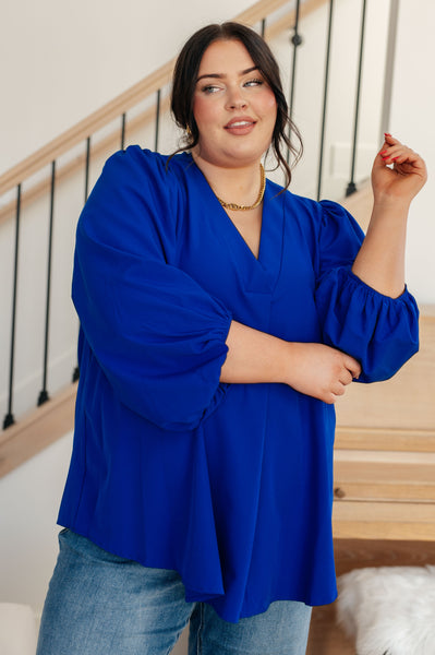 Blusa con mangas globo ¿Qué dices?