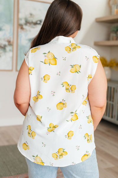Blusa sin mangas "Cuando la vida te da limones"