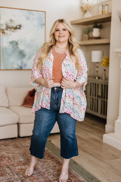 Hayes High Rise Wide Leg Crop Judy Blue Jeans - ONLINE EXCLUSIVE!