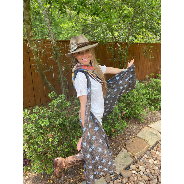 18552 Plumero de estrellas envejecido cristalino de A Rare Bird