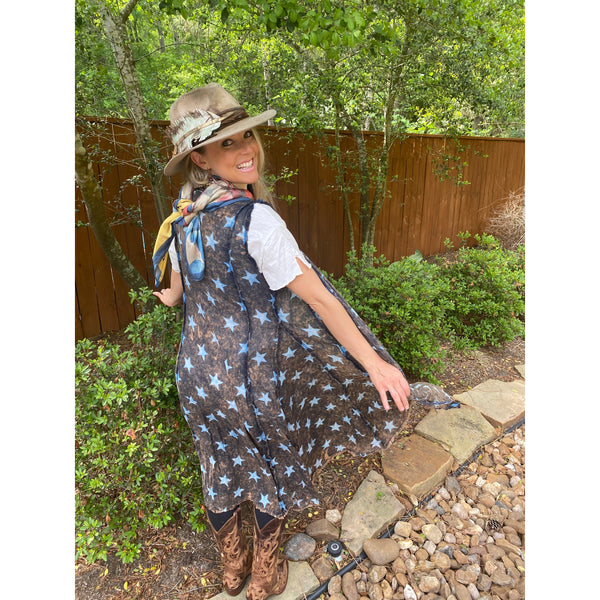 18552 Plumero de estrellas envejecido cristalino de A Rare Bird